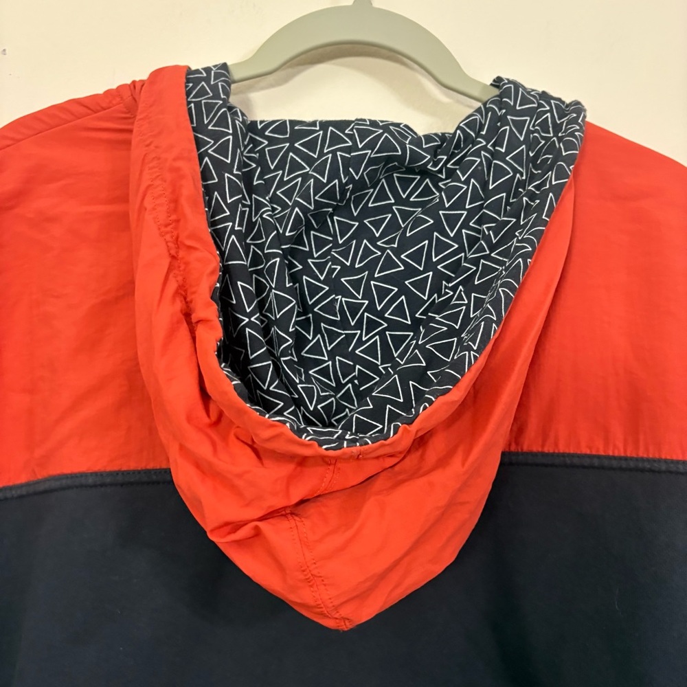 Disney Parks Retro Mickey Mouse Half Zip Hoodie Sweatshirt Womens XXL Orange cl - Picture 6 of 6